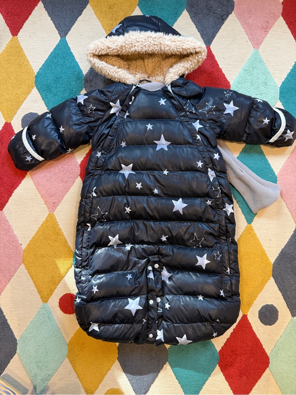 7AM Enfant Star-Print Bunting 6-12 months